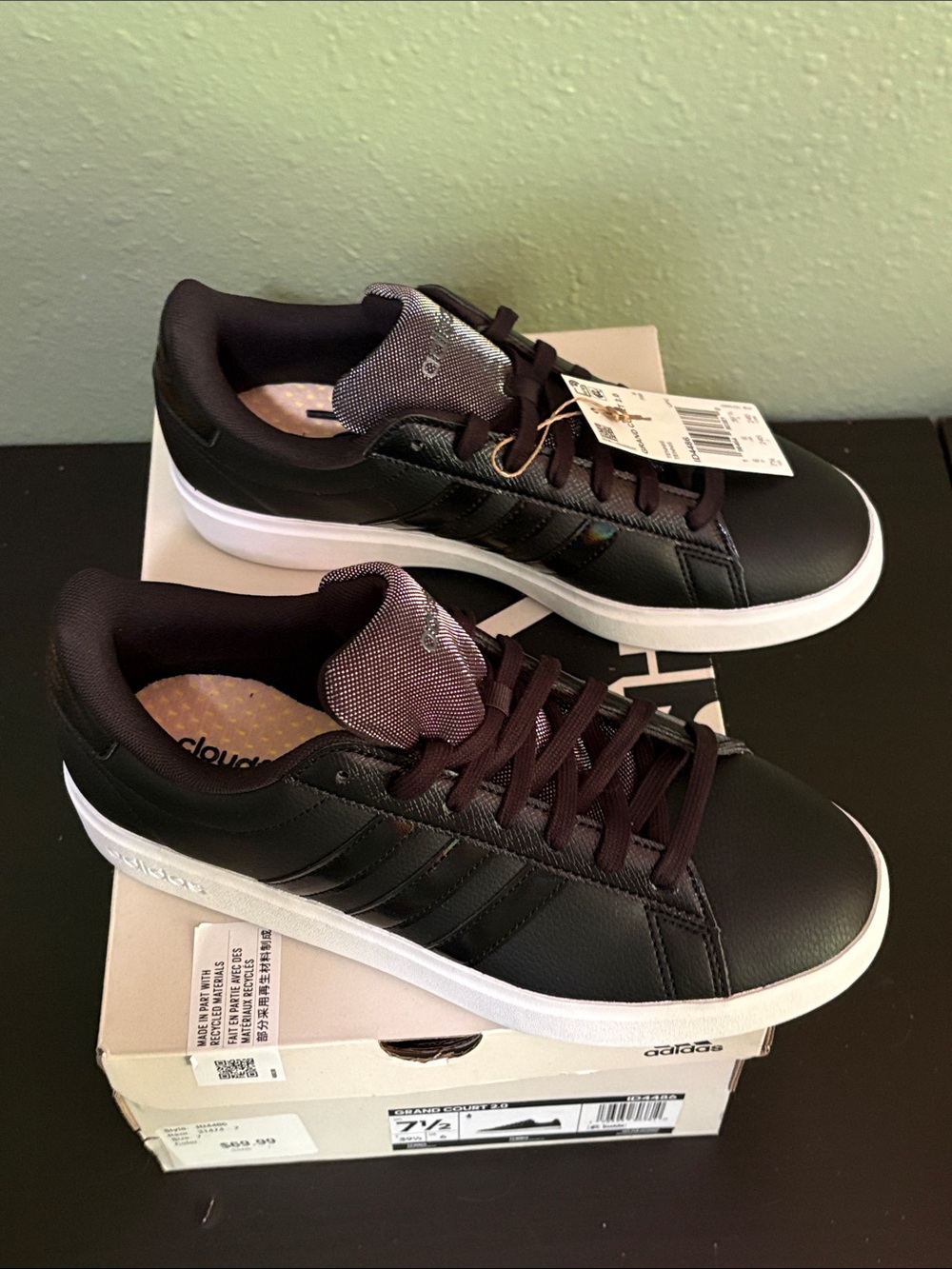 adidas Women's grand court 2.0 Casual Sneakers - Picture 8 of 11